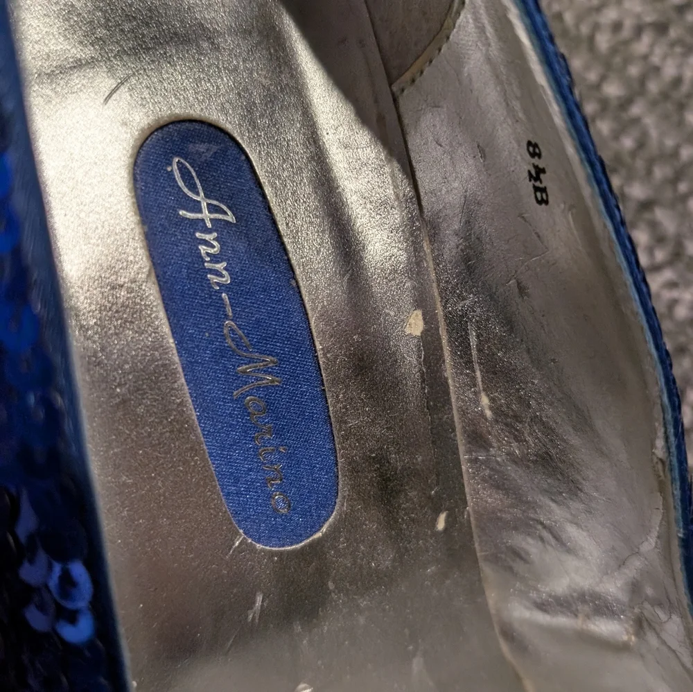 Vintage Ann Marino sequined shoes
